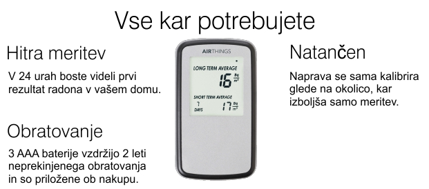 AIRTHINGS RADON CANARY MONITOR infraboost width=